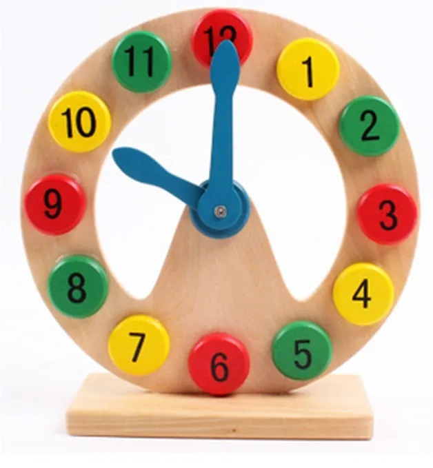 

Wooden Toys Learn To Tell Time Wooden Digital Clock Montessori Teaching Aids Kids Baby Early Learning Toys For Children