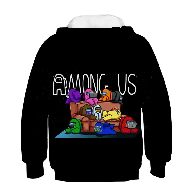 

Funny Among Us Hoodies For Kids Harajuku Anime Cartoon Tops Children's Casual Long Sleeve Sweatshirts Boys Girls Clothes Unisex