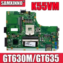 For ASUS K55VM K55VJ K55V R500V REV.2.0/2.1/2.2/2.3 GT630M/GT635/2G laptop motherboard tested 100% work original mainboard