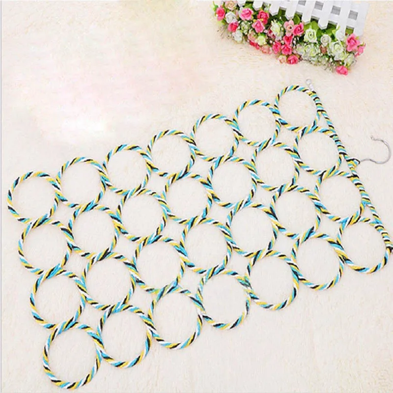 

Foldable Hanger Holder Space Saving Wardrobe Closet Organizer For Socks Tie Scarf Belt Shawl-30