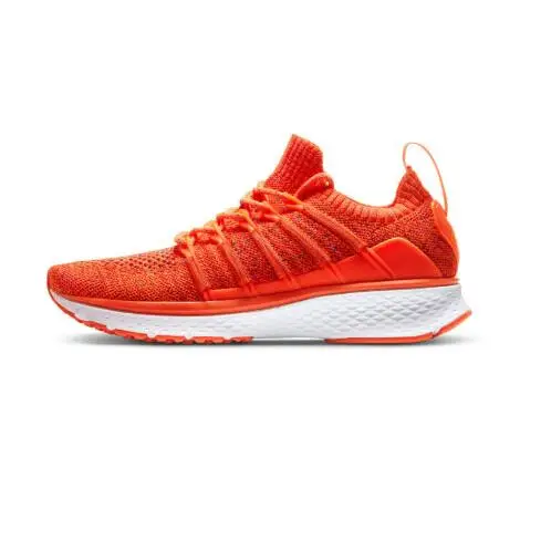 Women Orange Size38 Оригинальные женские кроссовки Xiaomi Mijia, беговые кроссовки, дизайн с замком Fishbone, упругая трикотажная вамп - Цвет: Women Orange Size38