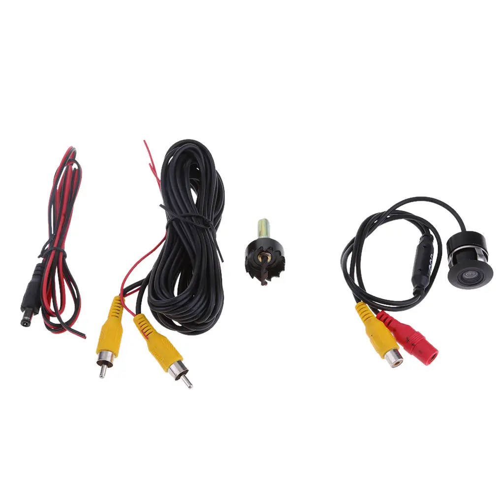 

Backup Camera Hole Drilling 22.5mm Car Auto Backup Camera Screw Mount Universal Fit Parking Assistance Lines