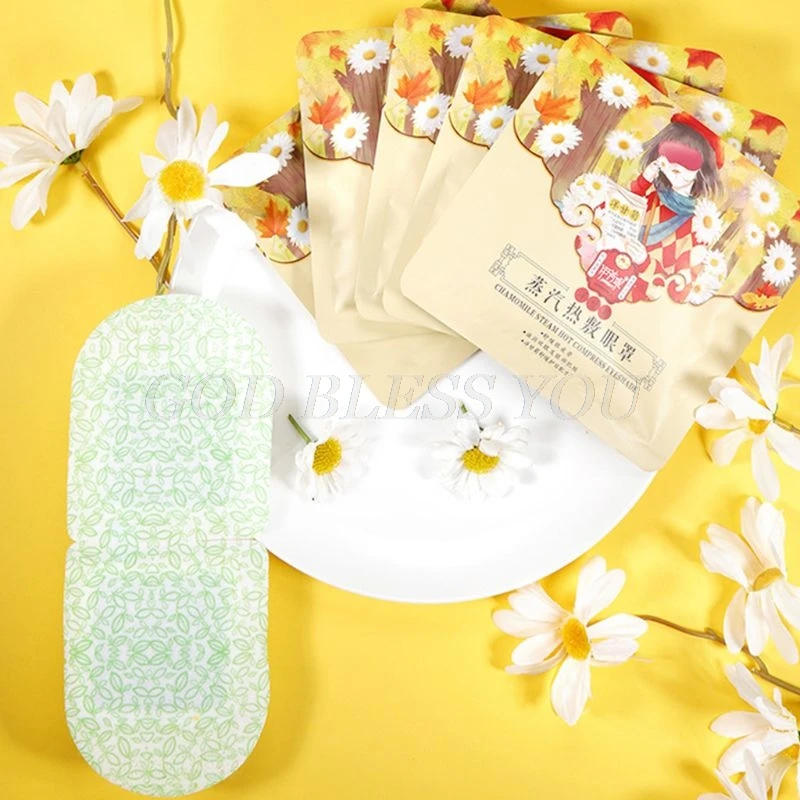 10 шт. Горячая Массажная Паровая маска для глаз согревающая снятия усталости