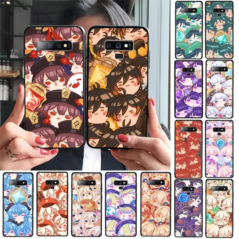 

Genshin Impact Anime Cute Phone Case For Samsung Galaxy S20 S10 Plus S10E S5 S6 S7edge S8 S9 S9Plus S10lite 2020