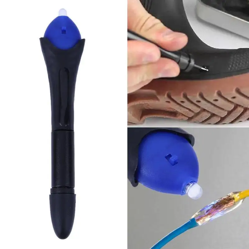 

Super Powered Liquid Glue 5 Second Tool Instant Repair Pen Welding Glue with UV Light Repair Tools