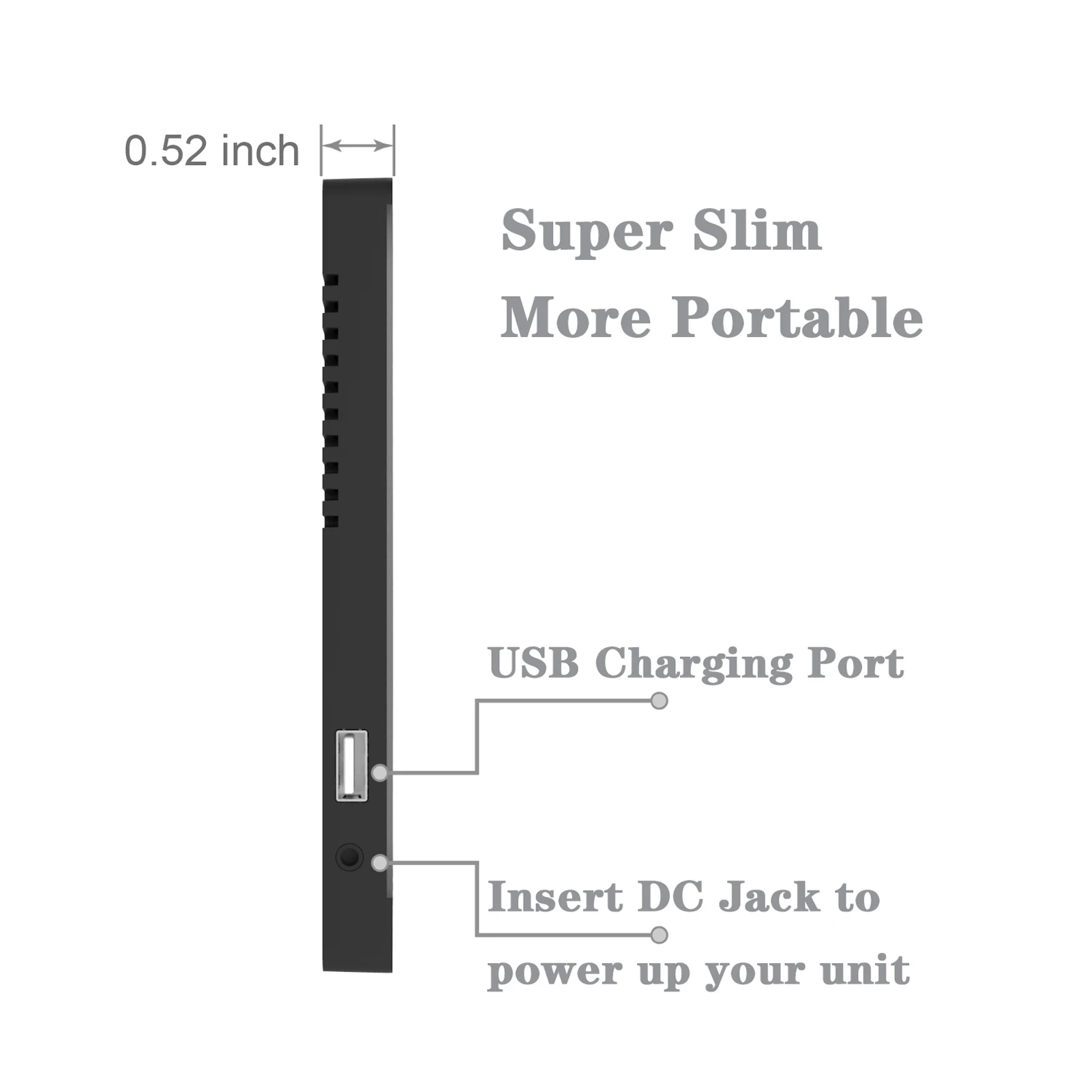 

LED Display Screen Temperature Humidity Time Display Mirror Intelligent Alarm Clock Home Office Hotel Multifuntion Tool