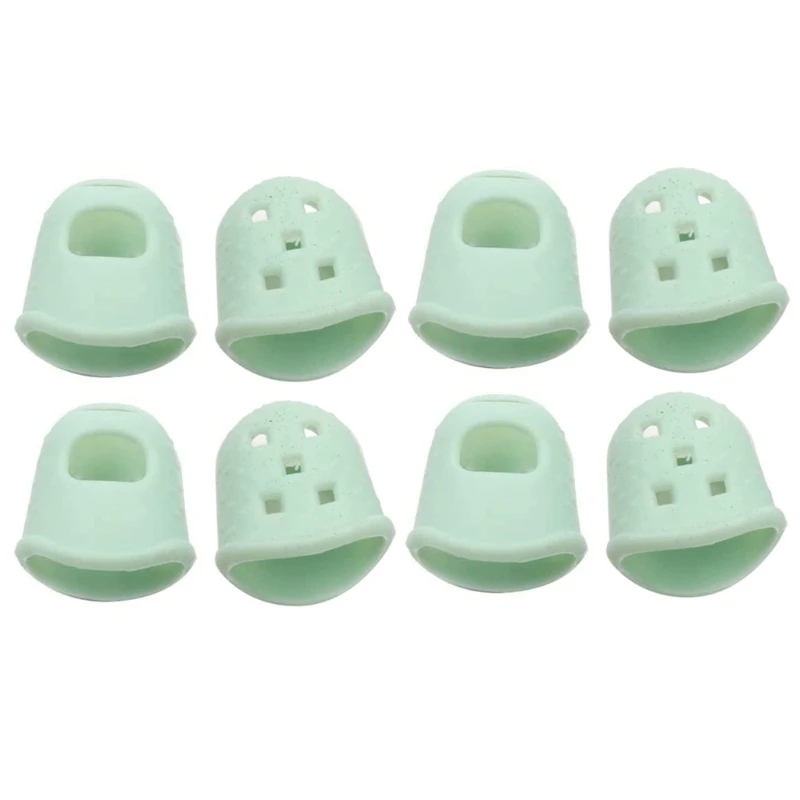 

8Pcs Kalimba Guitar Silicone Finger Protector Thumb Pickfor Beginners Kids Adult