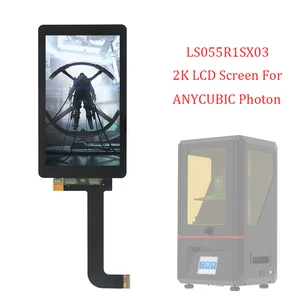 for anycubic photon lcd 3d printer 2k lcd screen with glass 5 5 inch ls055r1sx03 light curing display screen no backlight free global shipping