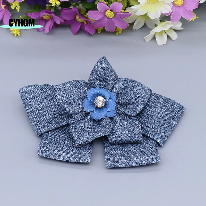 Оптовая продажа новые Ленточные заколки для волос девочек шелковые милые