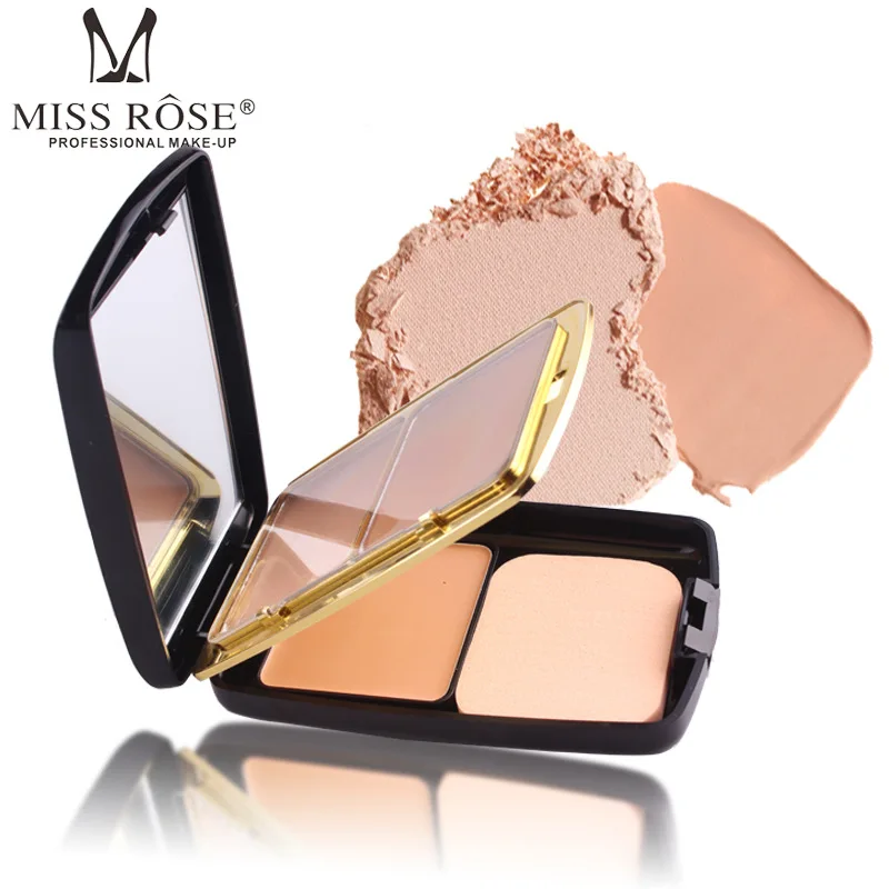 2 цвета прессованная компактная пудра контурный консилер макияж 1 цвет тёрд