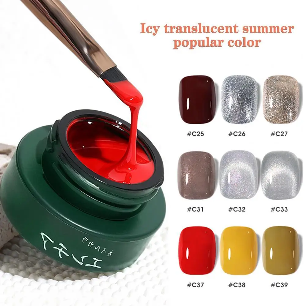 

5ml High Saturation Nail Spar Gel Bright Non-Fading Popular Color Nail Japanese Solid State Gel Manicure Art Making