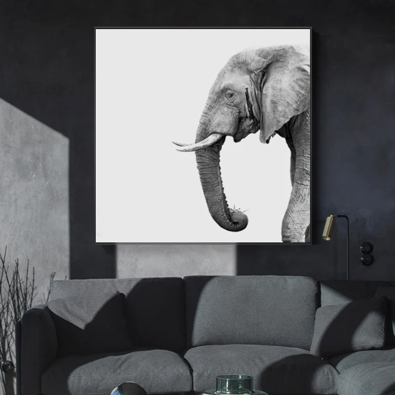 Скандинавский черно-белый стиль оформления стен детской гостиной | Дом и сад