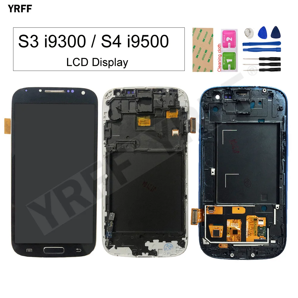 

Дисплейный модуль для Samsung Galaxy S4/i9500/S3/I9300, с рамкой/без рамки
