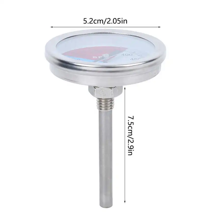 Бытовой термометр для духовки барбекю гриля из нержавеющей стали температура 100