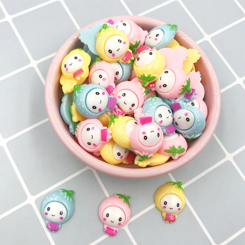 50 штук искусственный бриллиант из смолы кабошон Kawaii для девочек с героями