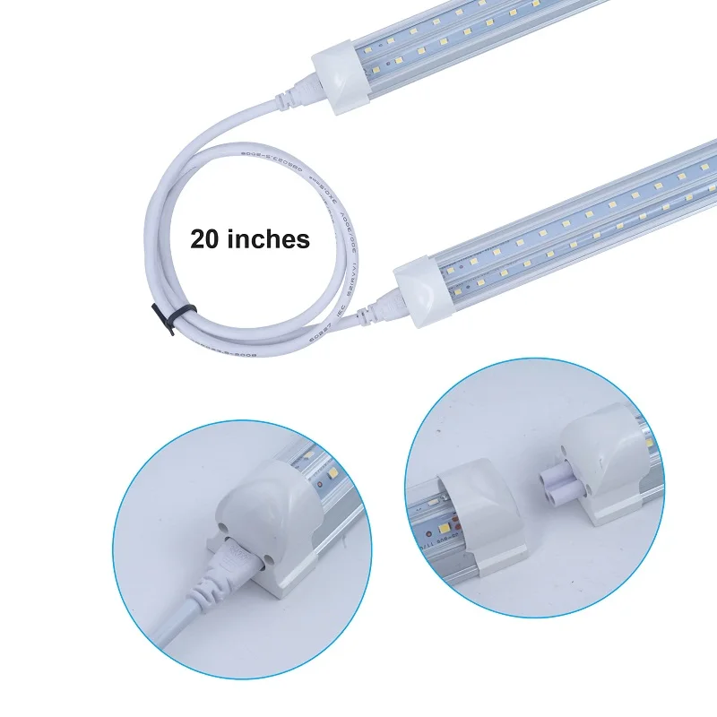 T8 светодиодный светильник с интегрированной v образной трубкой со встроенным