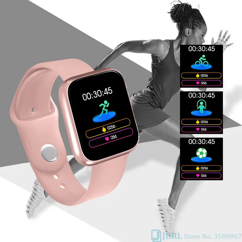 Smart Wristband for Lady Fashion Fitness Tracker Full-Touch-Screen Female Digital Watch Gift Women and Men | Электроника