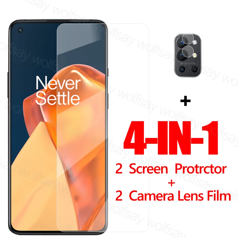 

Screen Protector For OnePlus 9R Glass For OnePlus 9R Tempered Glass Clear Protective Phone Film For OnePlus 9R Camera Lens Film