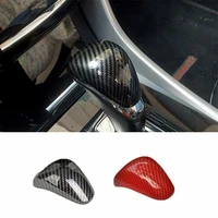 for honda accord 9th 2014 2017 carbon fiber texture gear shift knob trim cover auto parts car modification
