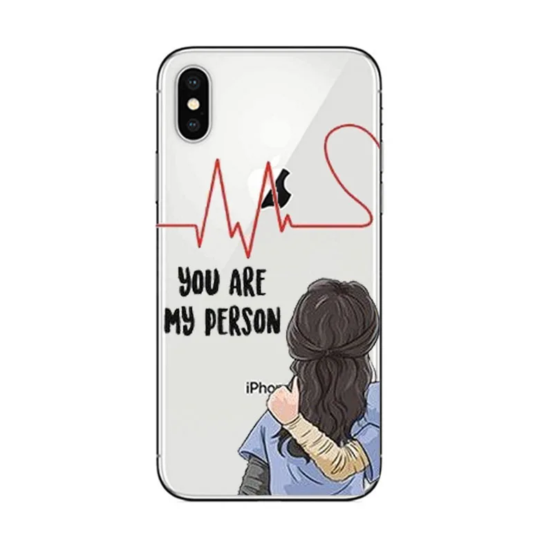 Docter &quotсерая Анатомия&quot вы мой человек чехол для телефона iPhone 5 5S SE 6 6s 7 8 PLUS X MAX XR XS