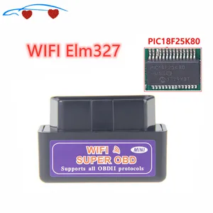 Супер мини-считыватель кода ELM327 Wi-Fi функция Elm 327 V1.5 OBDII диагностический инструмент проверка двигателя OBD OBD2 диагностический инструмент