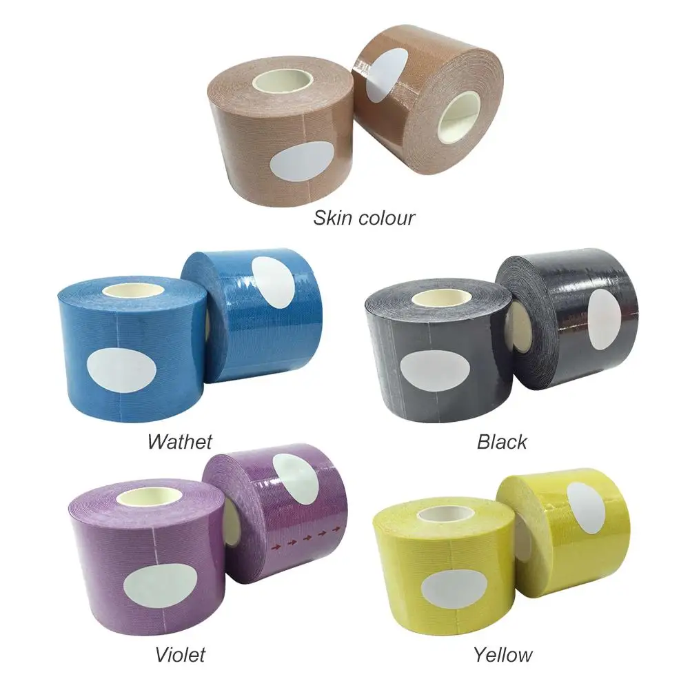 5M Athletic Tape Kinesiology Sports Elastic Roll Adhesive Muscle Waterproof Breathable Bandage Pain Care Knee Elbow | Спорт и