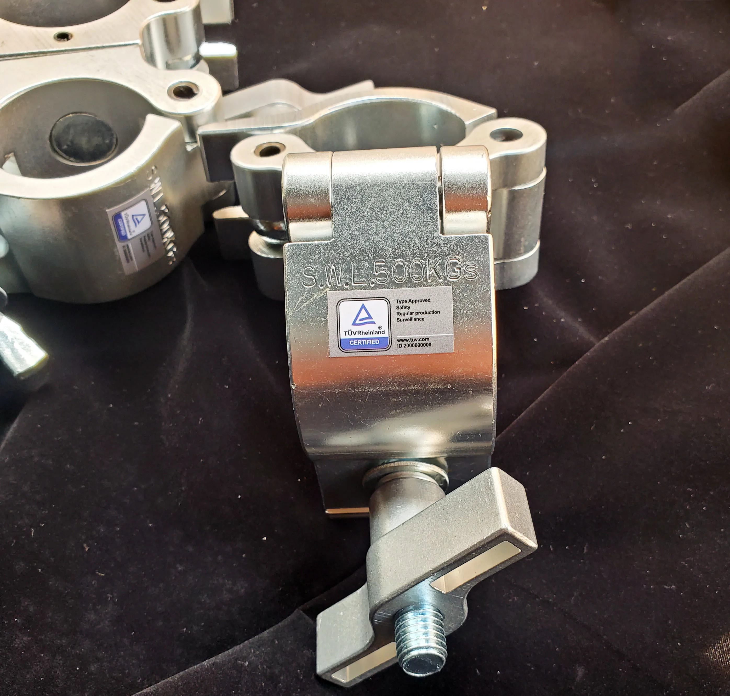 Алюминиевый Поворотный Двойной Зажим для сценических ферм 50 мм труб|clamps for|double