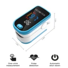 Пульсоксиметр Пальчиковый цифровой с зажимом для измерения пульса и уровня кислорода в крови