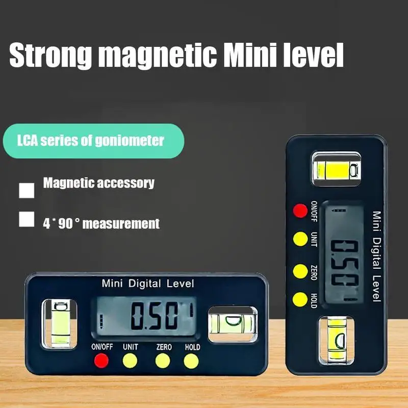Digital angle finder Protractor electronic level box Degree with digital tool measuring Portable inclinometer 360 mag H7K2 | Инструменты