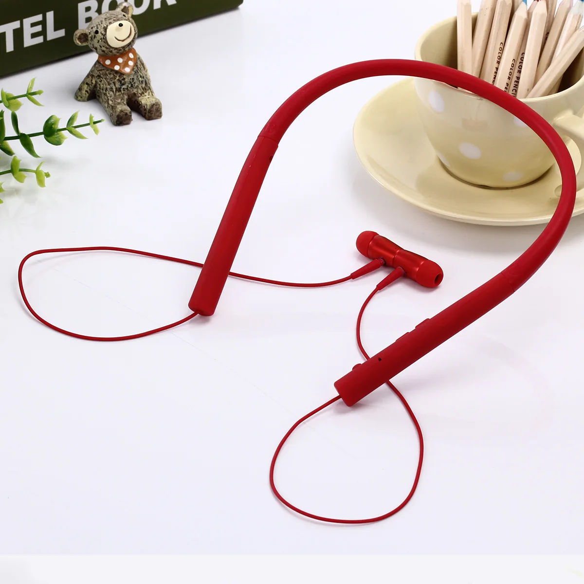 Беспроводная Bluetooth подвесная спортивная Гарнитура для sony mdr-ex750bt, беспроводная гарнитура с шумоподавлением и водонепроницаемым магнитом