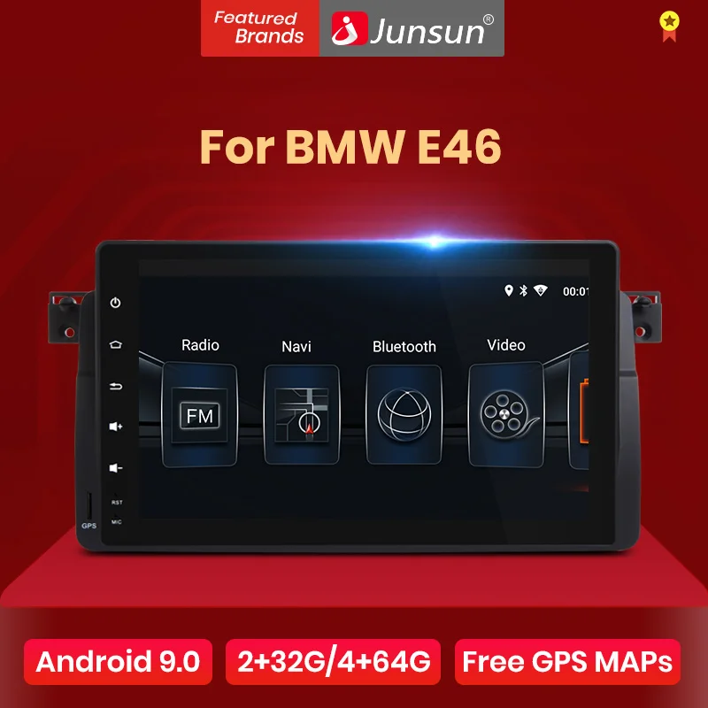 Junsun Android 9 0 DSP 4G + 64G carplay для BMW E46 Rover 75 MG ZT седан автомобильный мультимедийный плеер