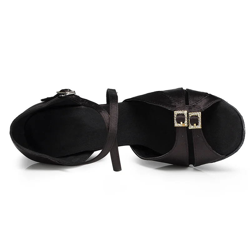 Women's Dance-Shoes Ballroom Girls Latin Dance Shoes High Heels Women Adjustable Forefoot Tango Jazz Dance Shoe Soft Sole Sandal