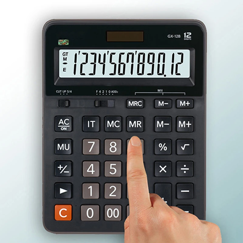 MX AX DX GX-12B Business Electronic Office Calculator 12-digit Solar Desktop Accounting and Financial Computer | Компьютеры и офис