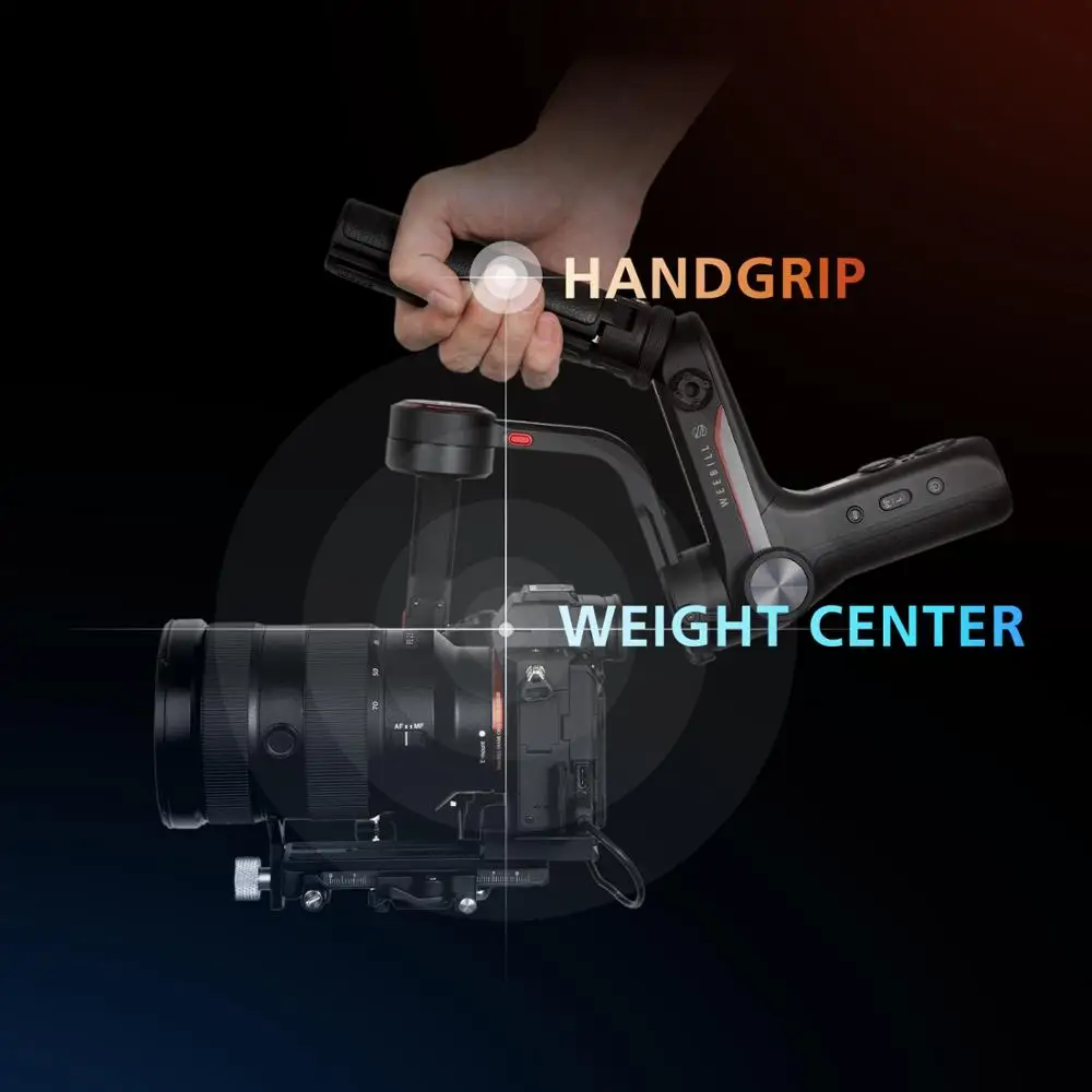 Zhiyun weeball S 3-осевой карданный Стабилизатор Для беззеркальных и DSLR камер таких как