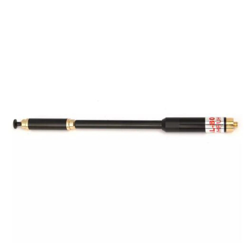AL-800 с высоким коэффициентом усиления антенны VHF/UHF Dual Band с высоким коэффициентом усиления с большим радиусом телескопическая антенна SMA-F для UV-5R UV-B6