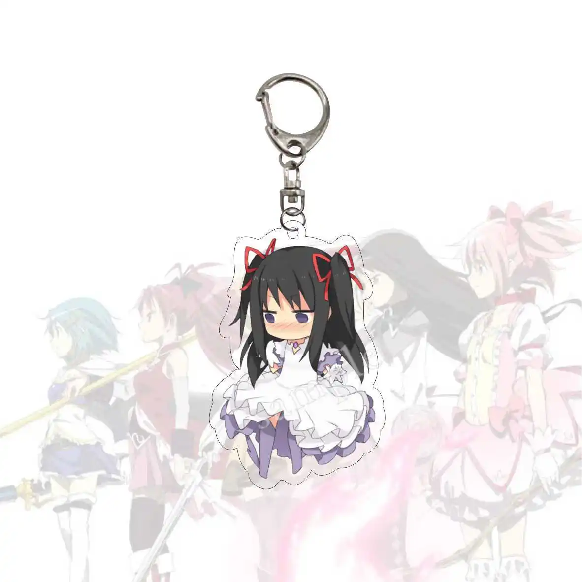 Брелок для ключей в стиле аниме Puella Magi Madoka Magica Q милые фигурки Kaname Akemi Homura