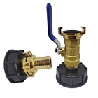 IBC Т-образный адаптер для густого резервуара, соединитель для воды, провод, Т-образные аксессуары, Geka Head T-barrel, сменный соединитель для садового шланга