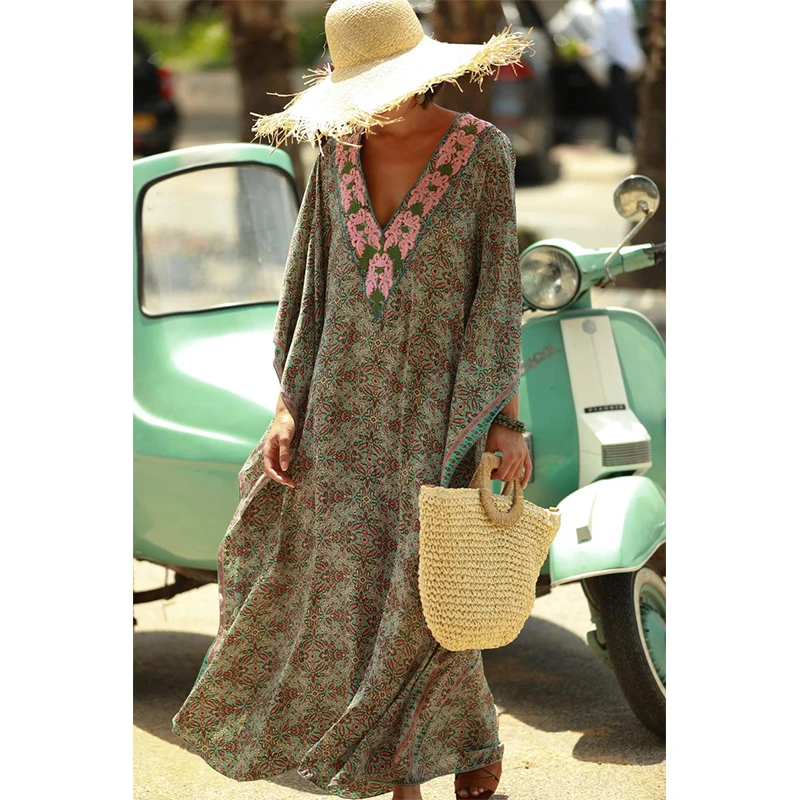 

Beach Cover-ups bathing suit cover ups Kaftan Summer Dress Women Beach Wear Swim Suit Cover Up Robe de Plage beach wear