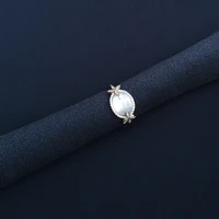 cheny s925 sterling silver new natural mother of pearl ring female light luxury european and american style
