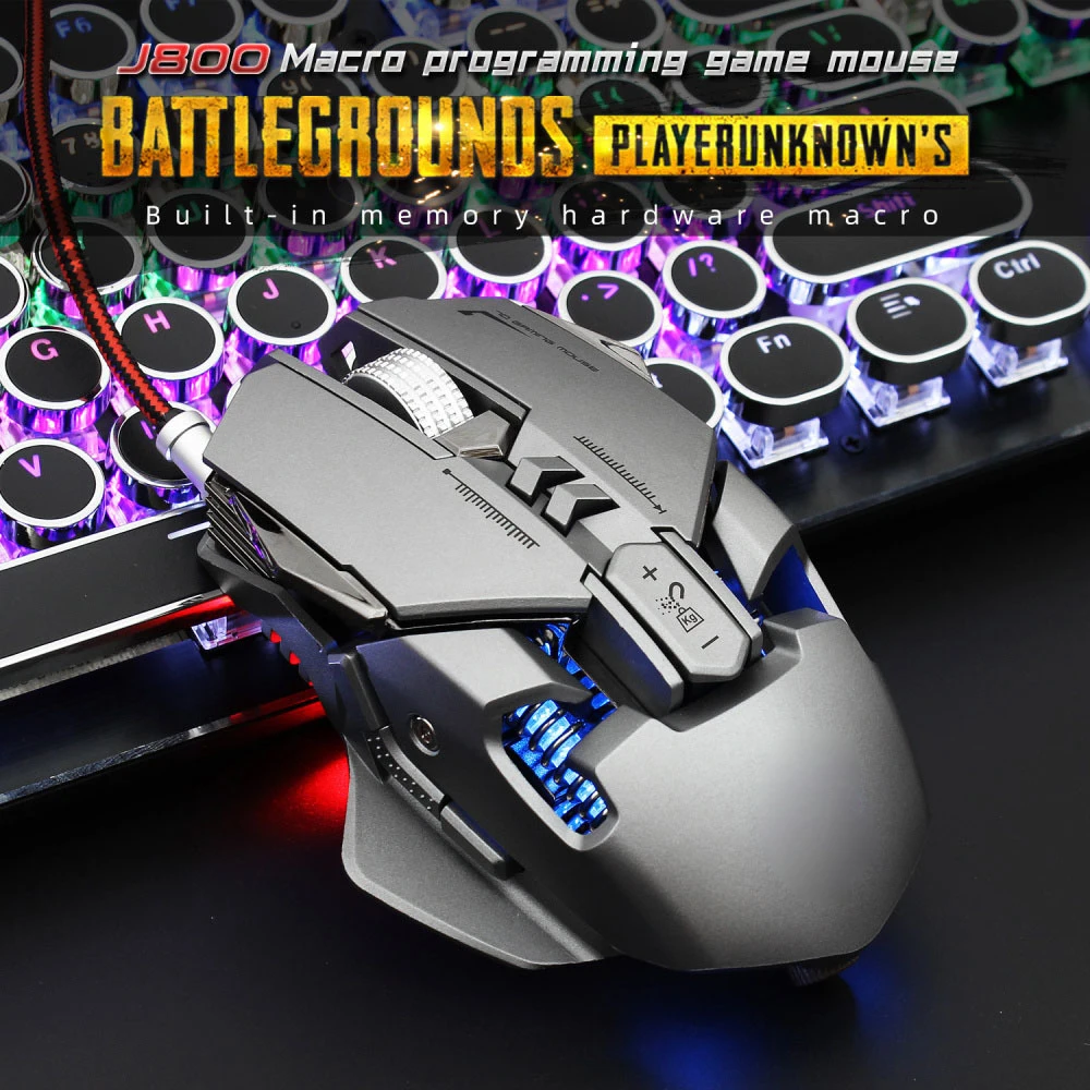 Новая Проводная Механическая игровая мышь UTHAI DB29 RGB-подсветка с разрешением