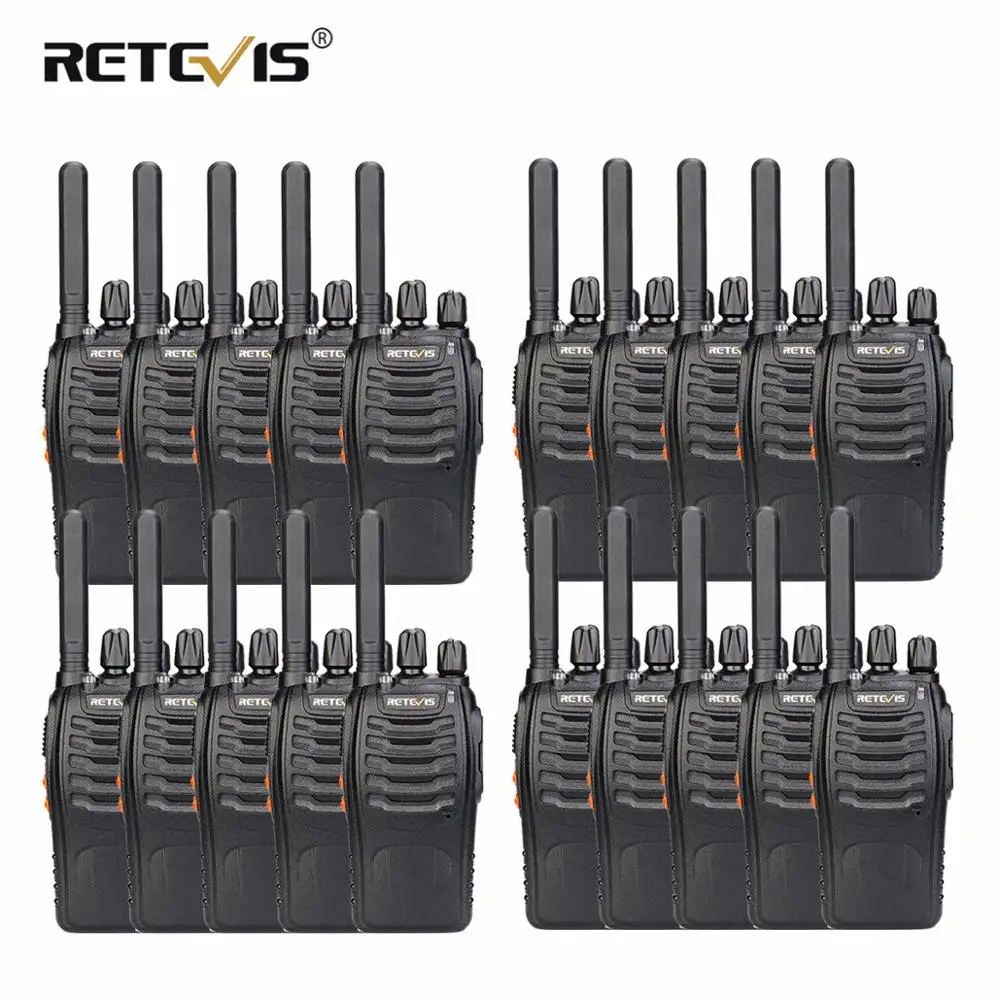 Retevis-walkie-talkie portátil H777 Plus PMR446, Radio bidireccional, Hotel, restaurante, supermercado, seguridad, 20 Uds.