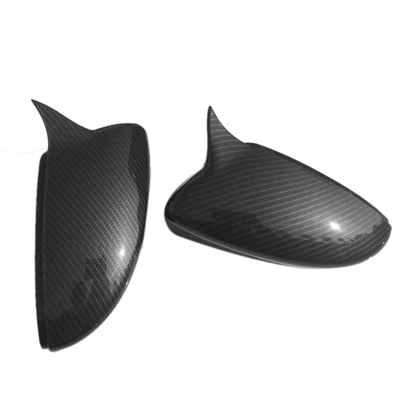 

For Scirocco PASSAT Beetle 2009-2018 Carbon Fiber Door Side Wing Rearview Mirror Ox Horn Cover Cap Car Accessories