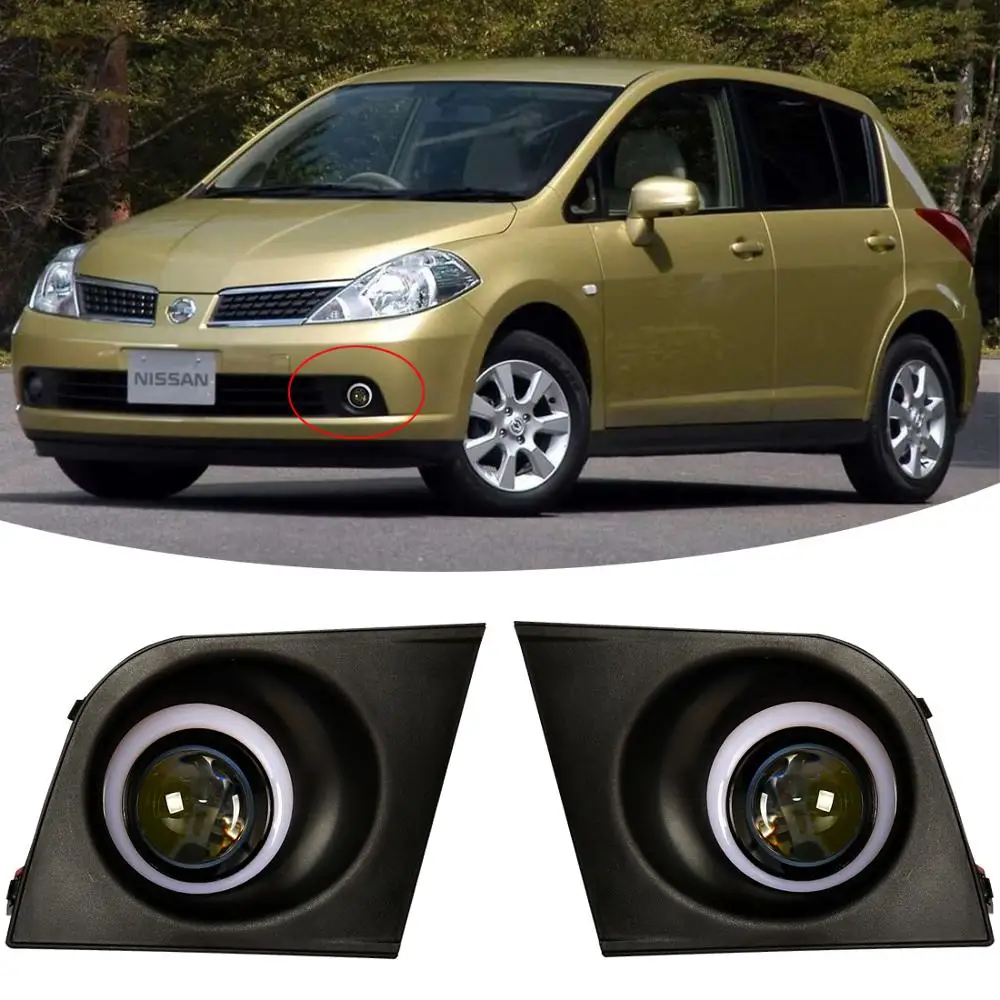 Magic ColorM Автомобильная противотуманная лампа с синим белым кольцом и ангельскими