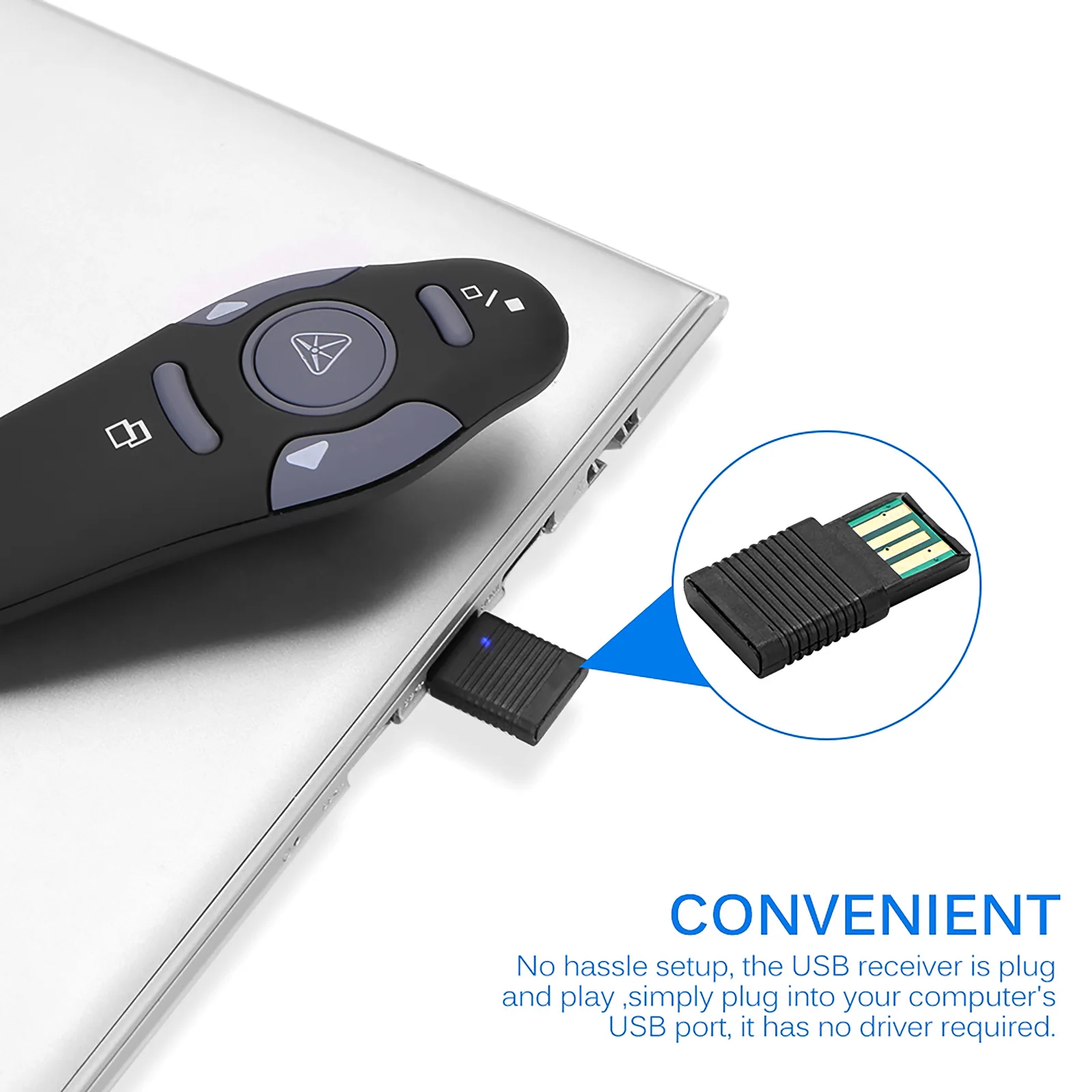 

2.4GHz USB Wireless Presenter Pen Multi-Function Hot Sale Wireless Presenter PPT Remote Clicker For PowerPoint Presentation