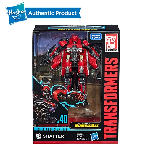 Hasbro Трансформеры студийная серия Люкс класс Трансформеры SS38 Шмель Dropkick Cogman скрапметалл красная молния Оптимус - Цвет: RED LIGHTNING