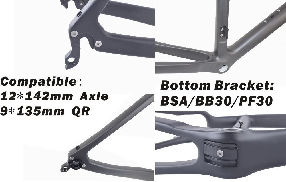 Чудо через ось 700x42C карбоновая велосипедная Рама V-brake Di2& механическая велосипедная Рама/вилка