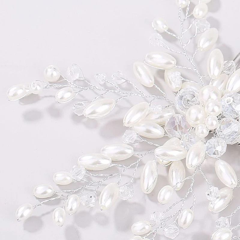 

Wedding Hair Comb Rhinestones Bridal Hair Side Comb Accessories Headdress for Bride and Bridesmaid