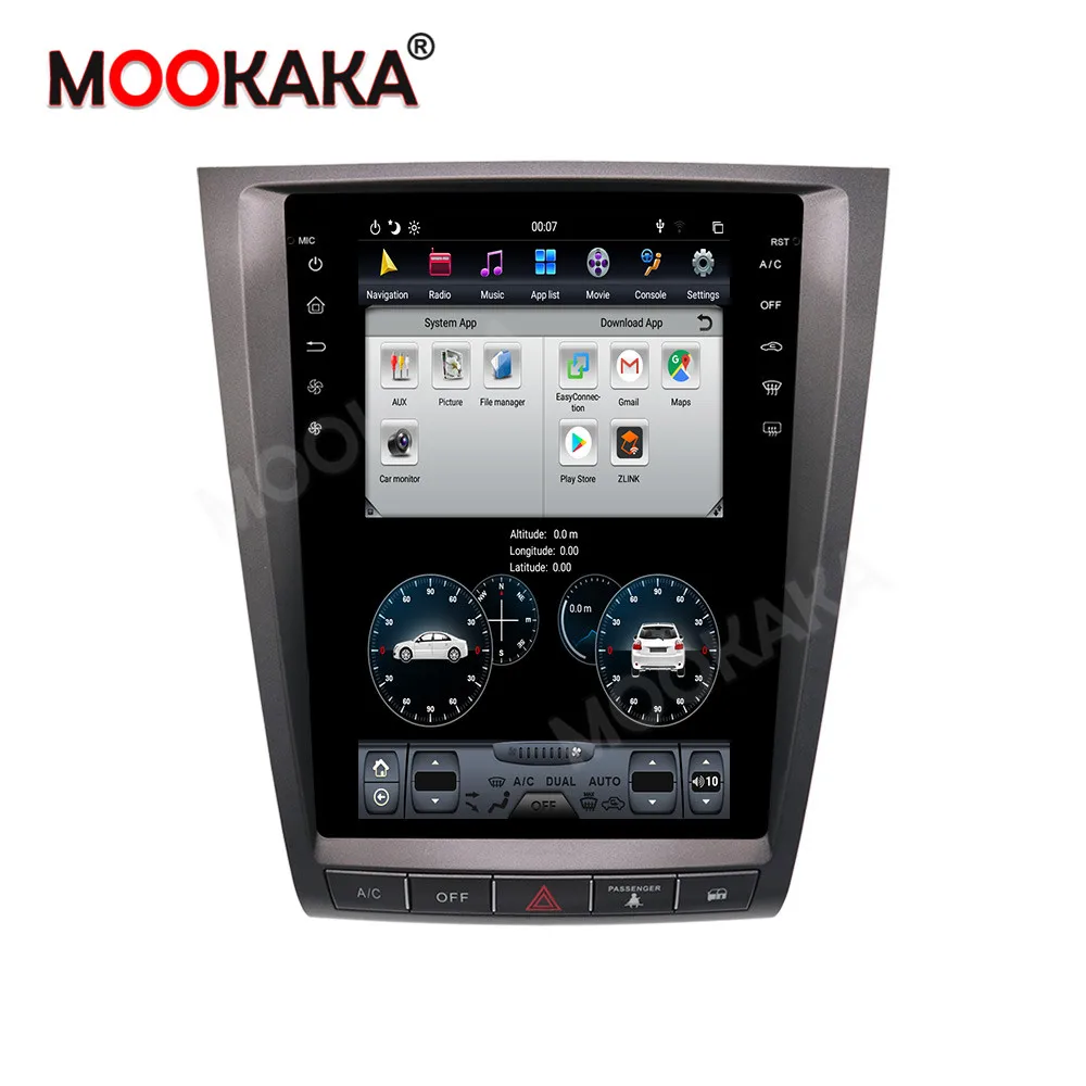 

Carplay Tesla 128G Radio Receiver Android 9 For Lexus GS 2004 2005 2006 2007 2008 2009 2010 2011 GPS Player Auto Audio Head Unit