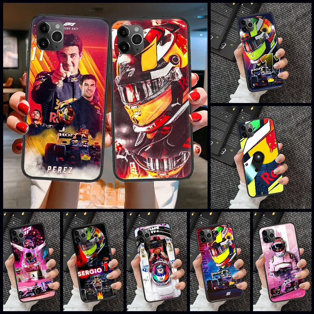 Чехол для телефона Sergio Перез f1 формула 1 чехол Корпус iphone 5 5s se 2 6 6s 7 8 12 mini plus X XS XR 11
