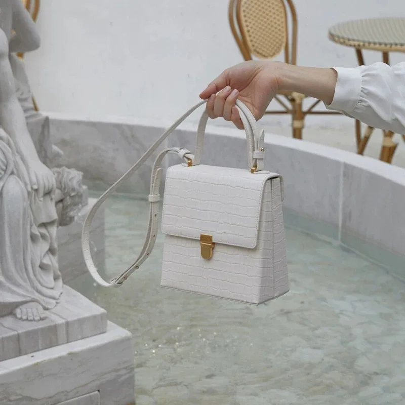 Модные женские сумки через плечо винтажная женская сумка из крокодиловой кожи